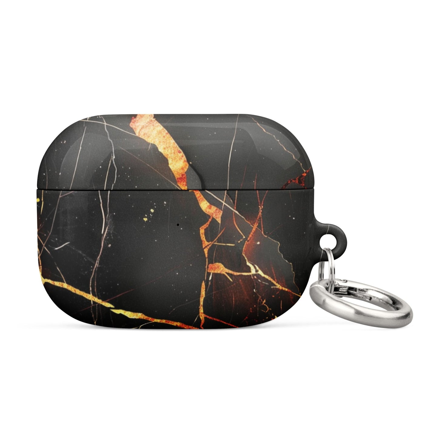 Black Marble Case for AirPods-5