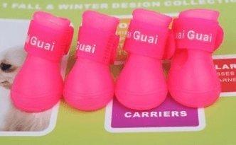 All-Weather Waterproof Dog Rain Shoes-2