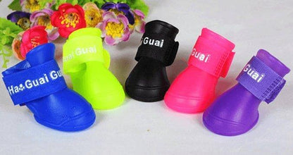 All-Weather Waterproof Dog Rain Shoes-5