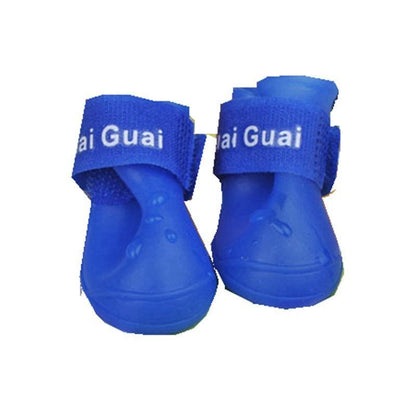 All-Weather Waterproof Dog Rain Shoes-4