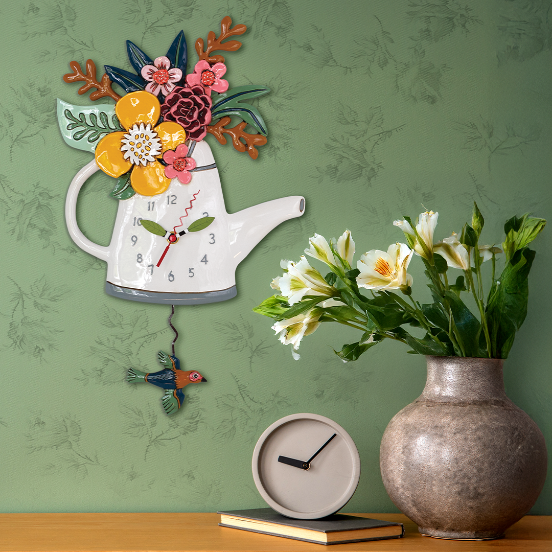 Blossoms Wall Clock by Allen Designs-1