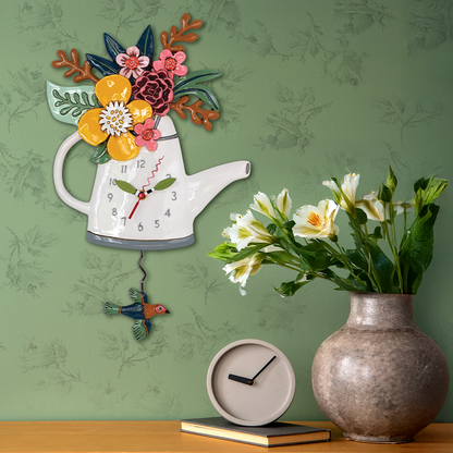 Blossoms Wall Clock by Allen Designs-1