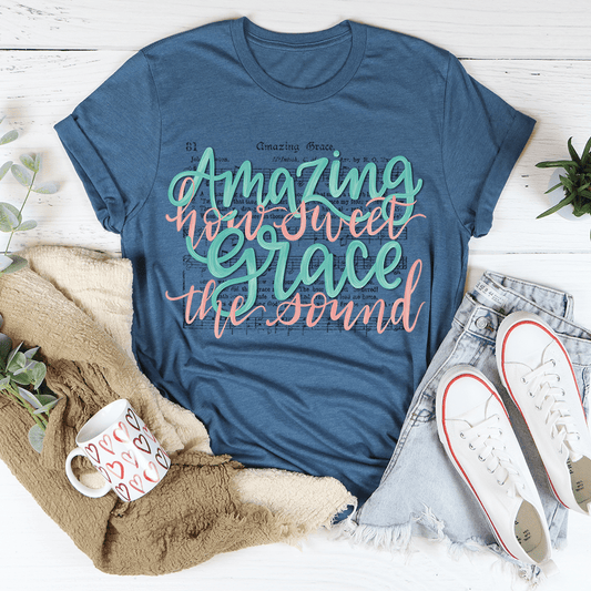Amazing Grace Song Tee-0