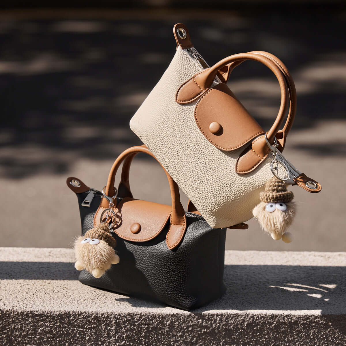 Amelia Top Handle Leather Bag-1