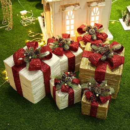 Decorative Gift Box for Christmas Store Displays