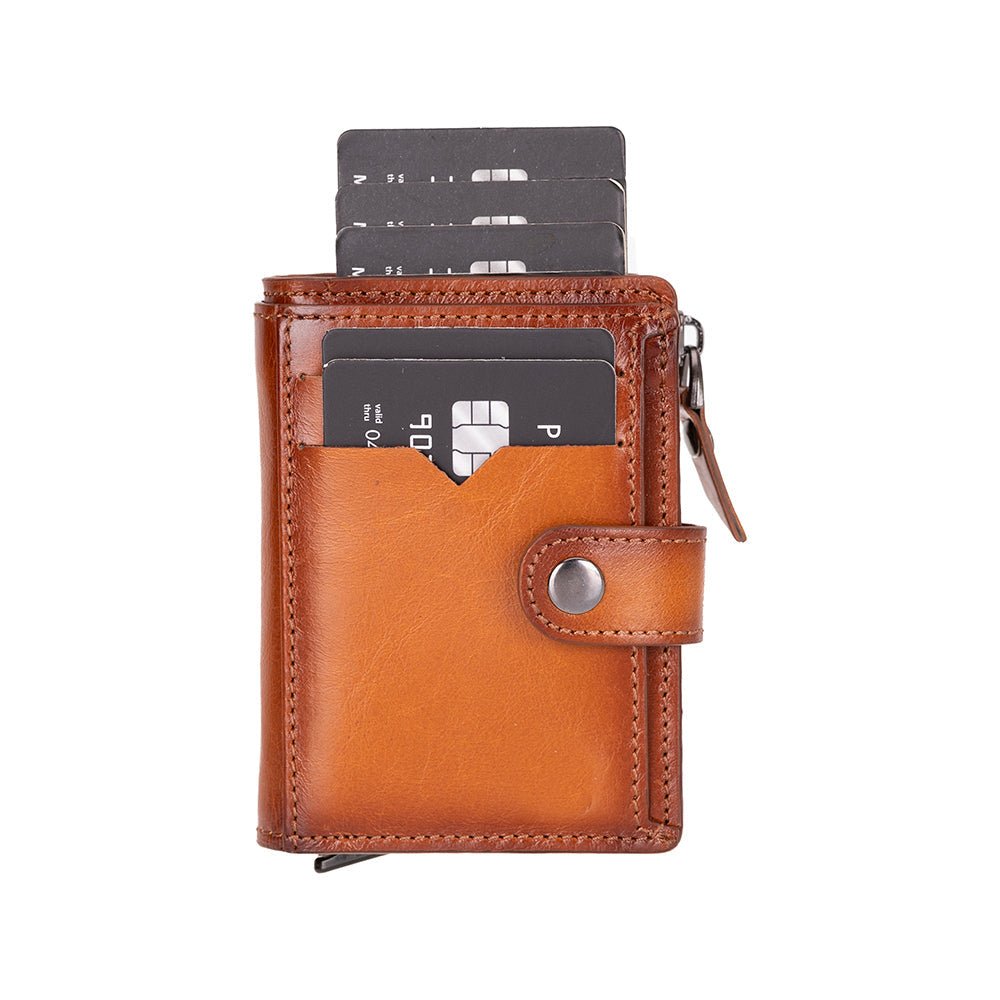 Andalusia Genuine Leather Pop-Up Cardholder with RFID Protection-3