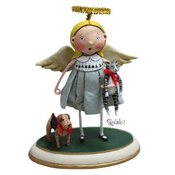 Animal Keeper Angel Figurine by Lori Mitchell-0