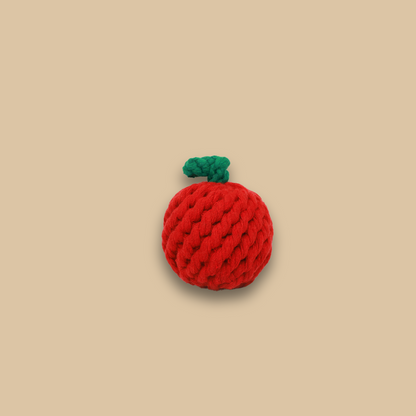 Handmade Fuji Apple Rope Toy-1