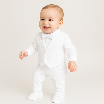 Archie's Penguin Tail Vest Set-0