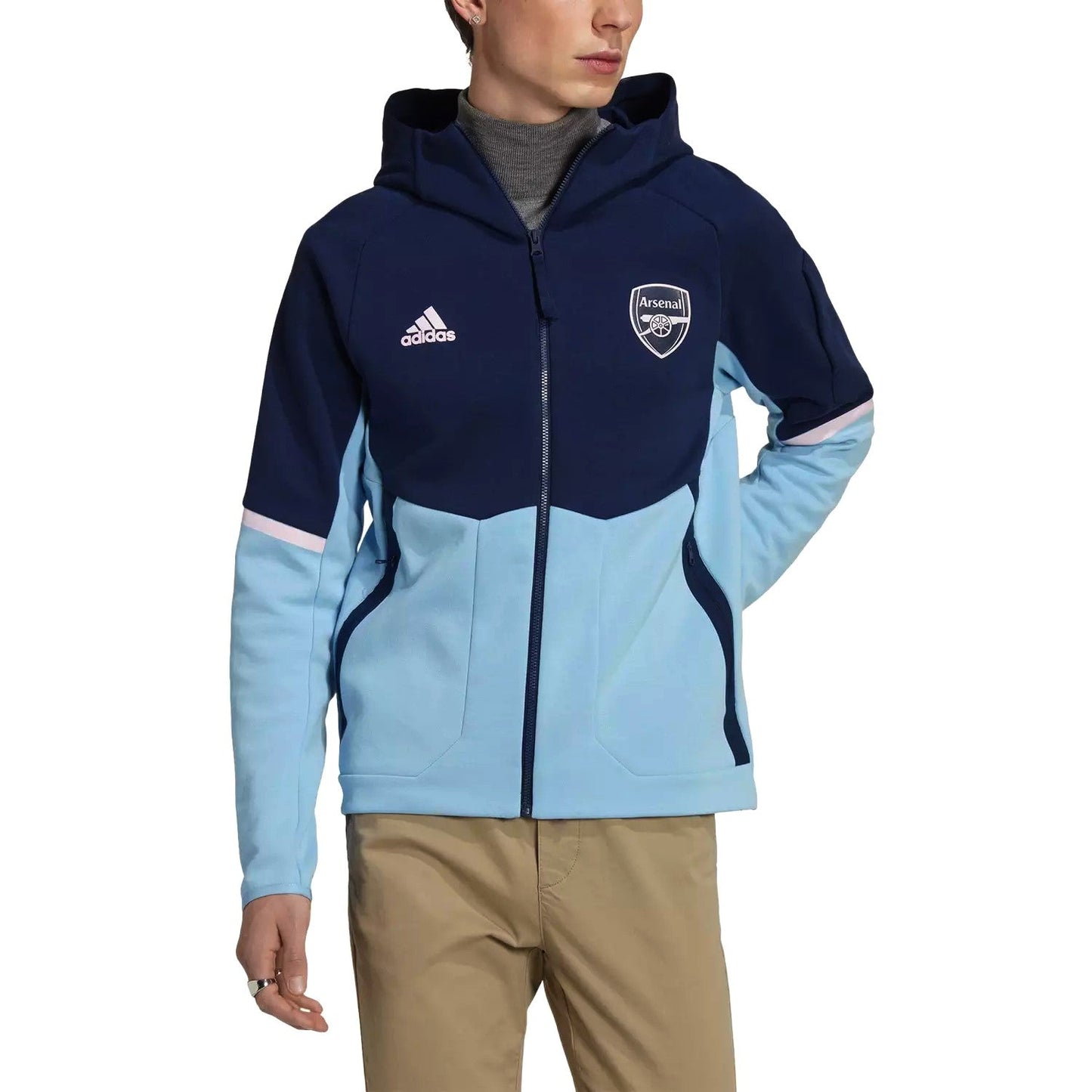 Arsenal FC pre-match EU presentation jacket 2022/23 - Adidas-1
