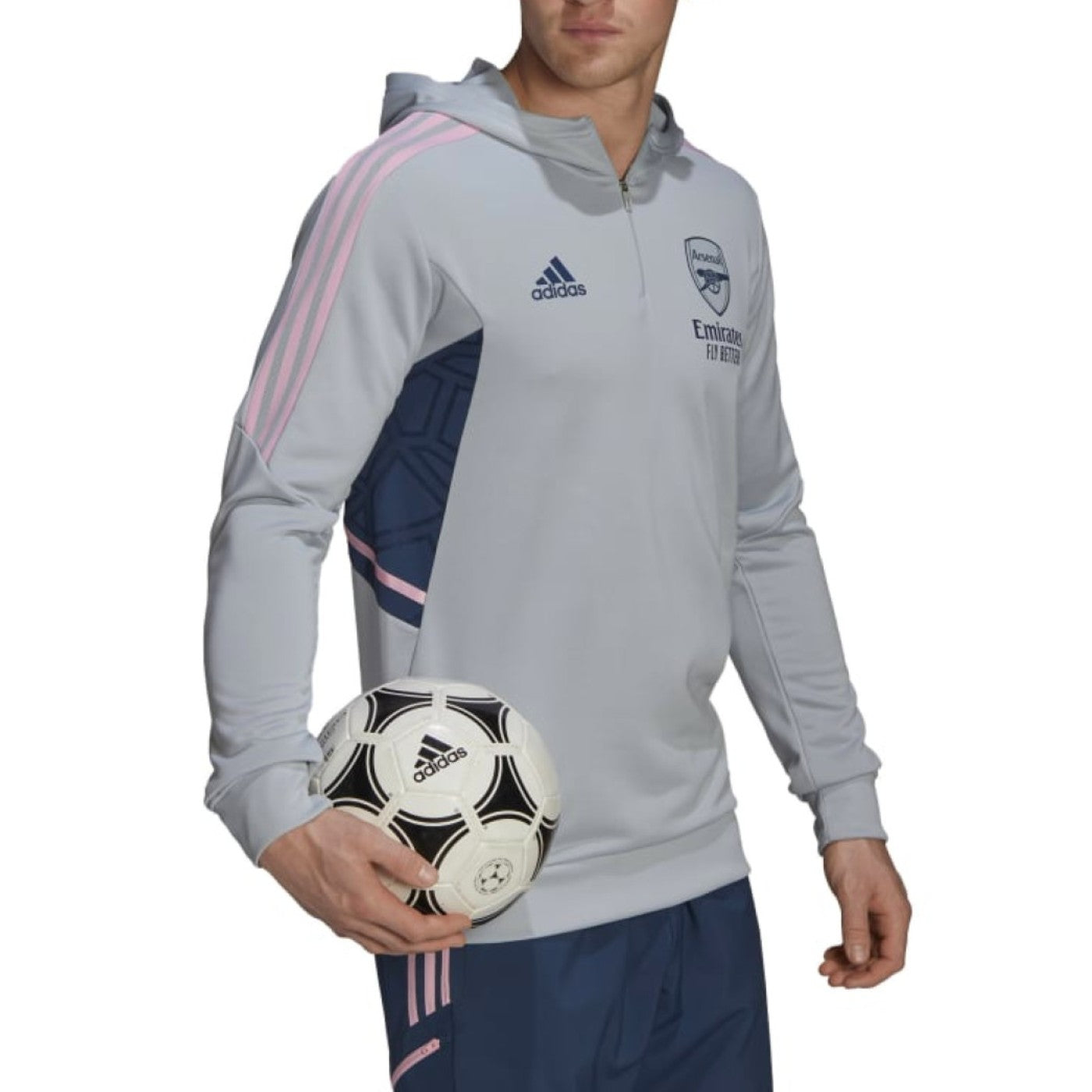 Arsenal FC hooded training technical soccer tracksuit 2022/23 - Adidas-1