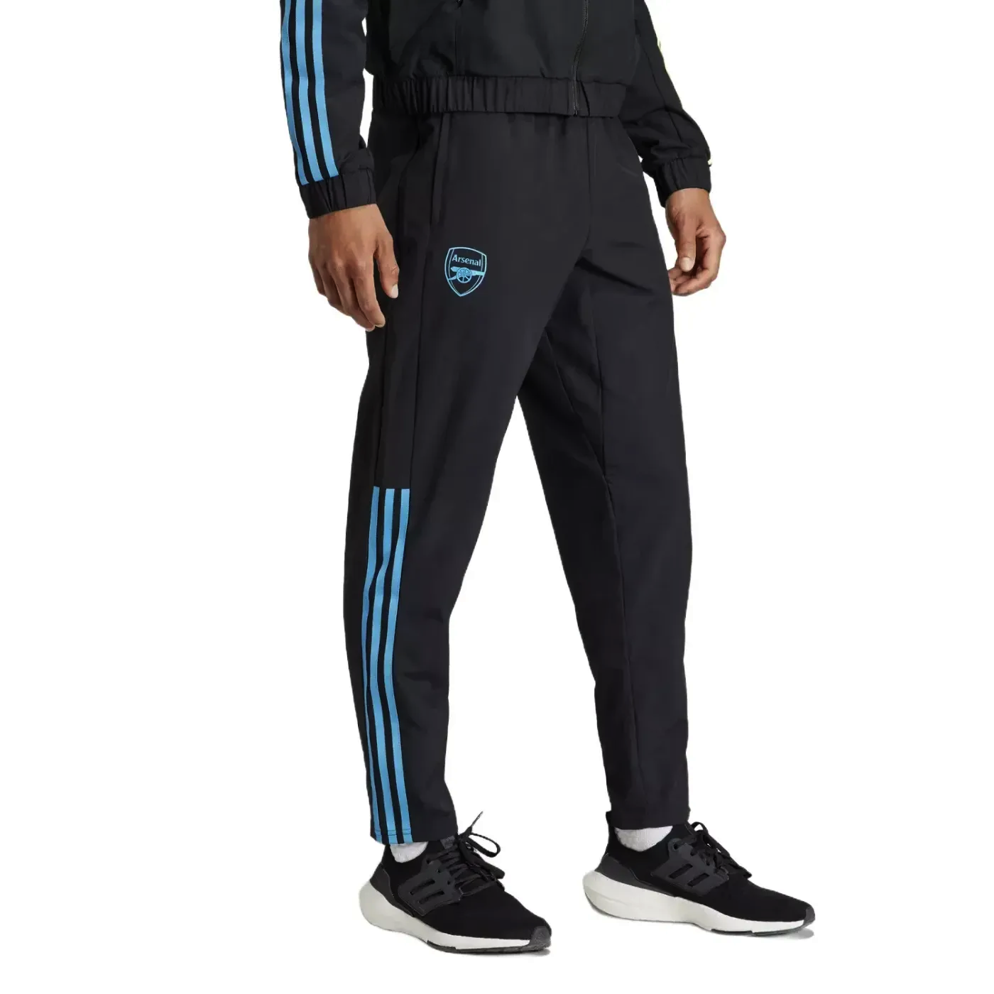 Arsenal FC black presentation Soccer tracksuit 2023/24 - Adidas-2