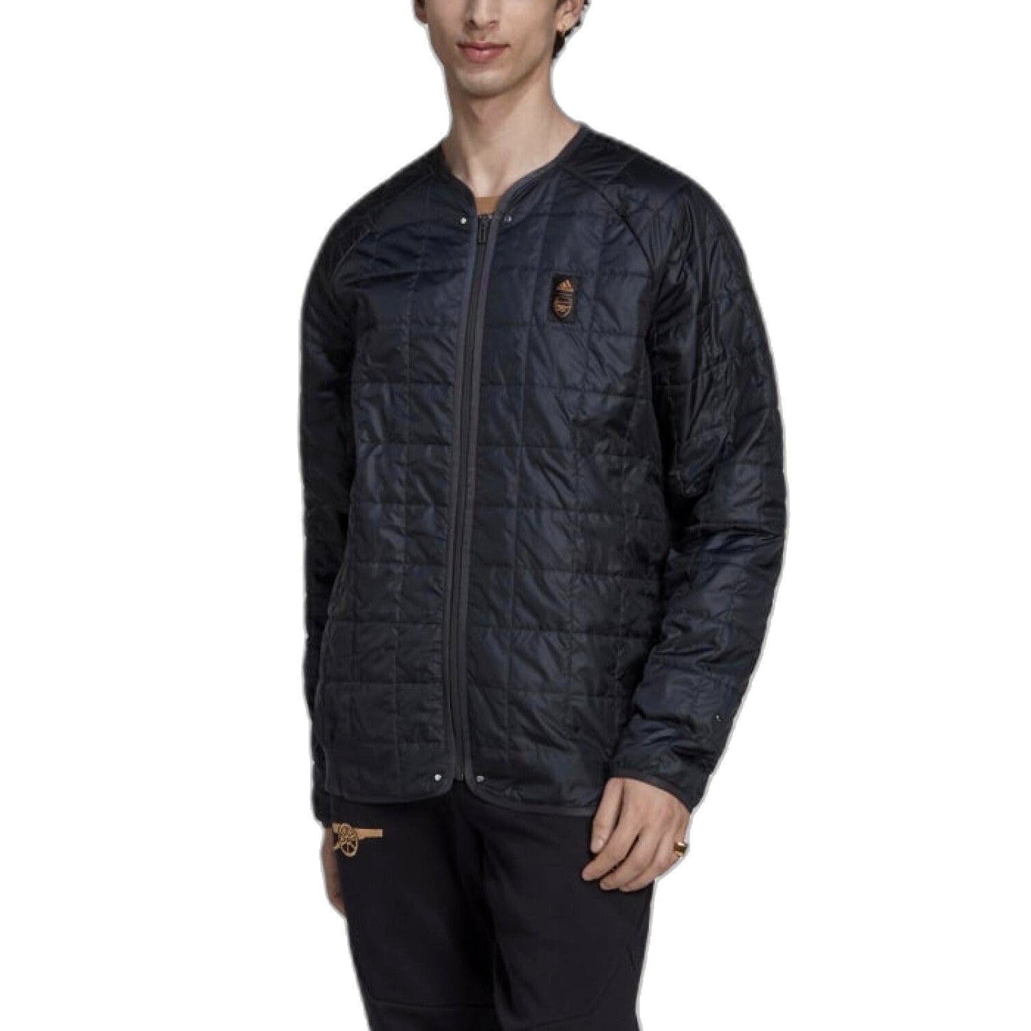 Arsenal FC black light padded bomber jacket 2023 - Adidas-3