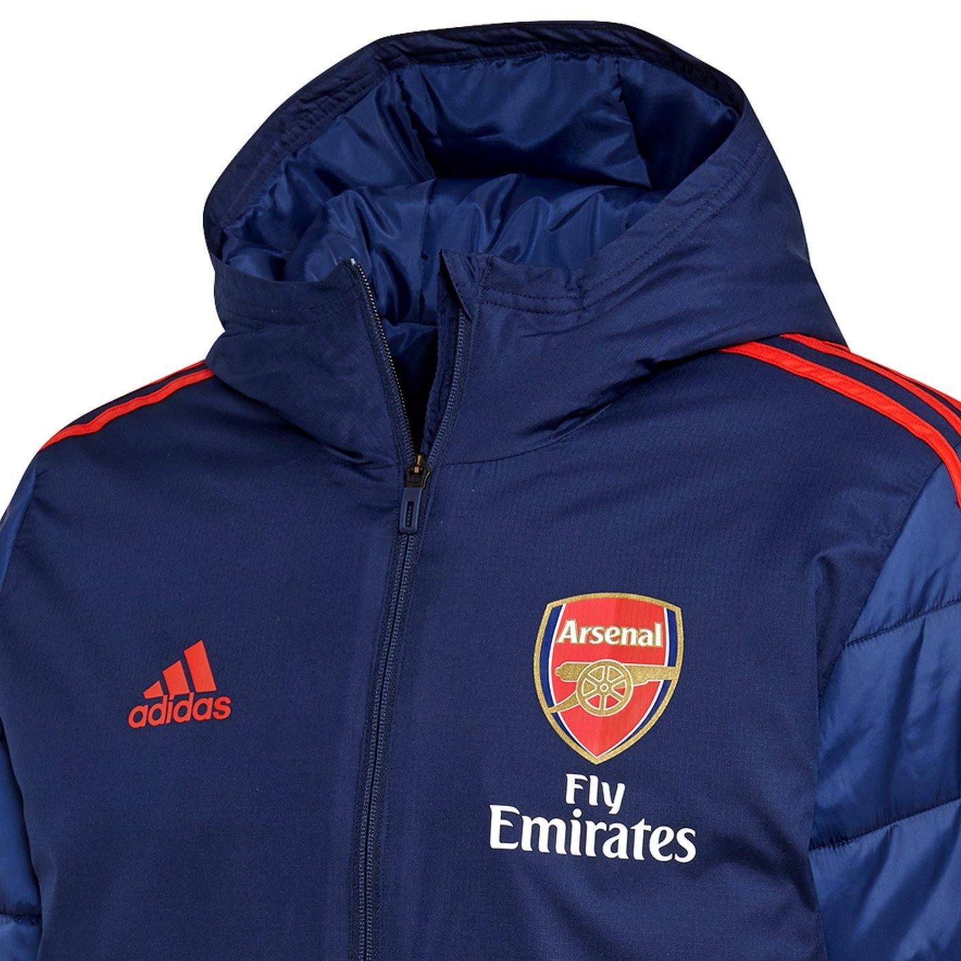 Arsenal winter training bench soccer jacket 2019/20 - Adidas-2