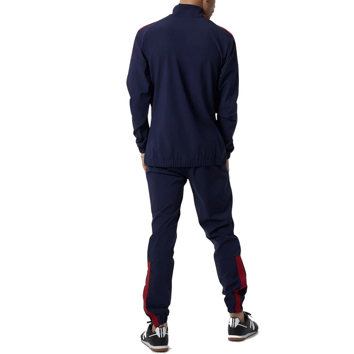 AS Roma navy presentation Soccer tracksuit 2022/23 - New Balance-3