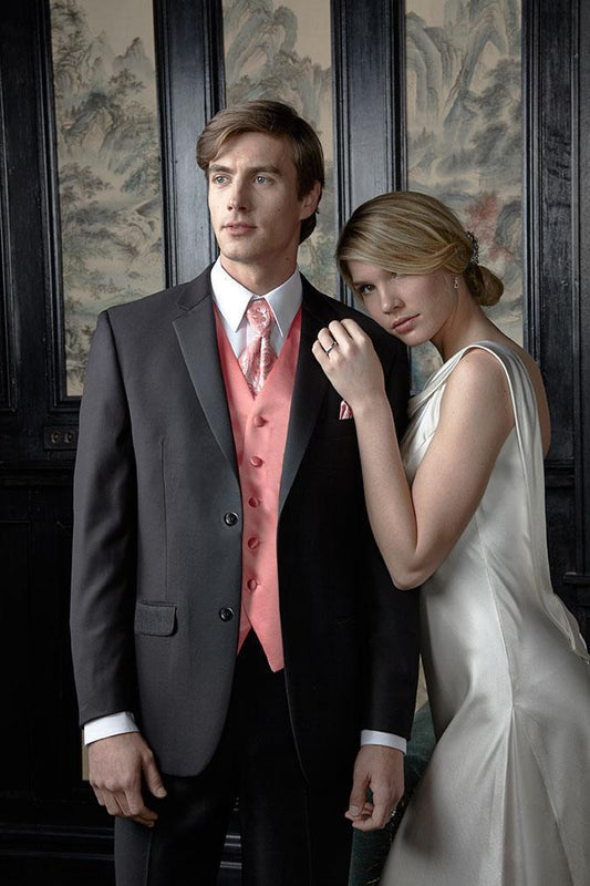 "Aspen" Black Suit Jacket Notch (Separates)-0