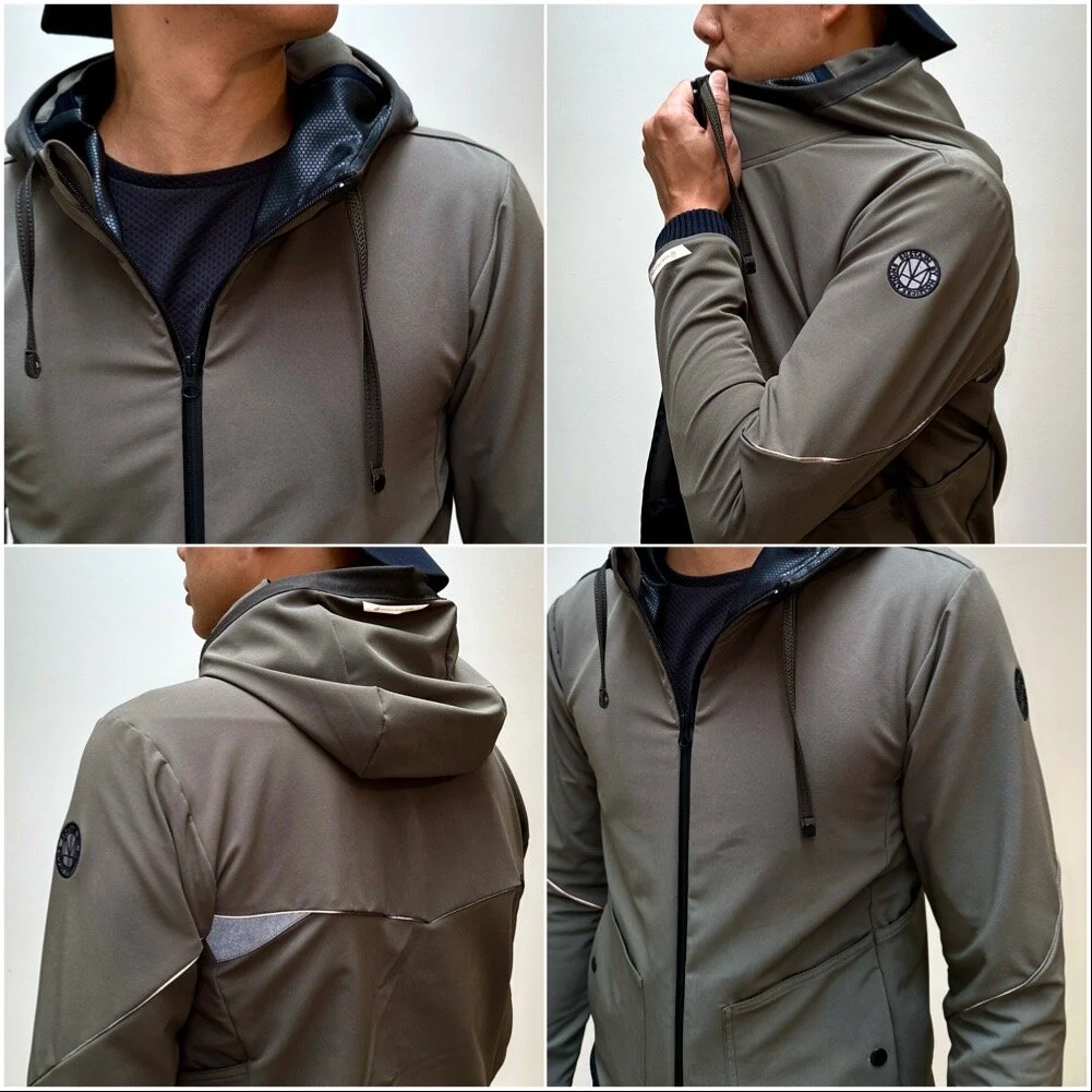 HOMI TheHood Tech Hoodie - fully zipped hoodie-4