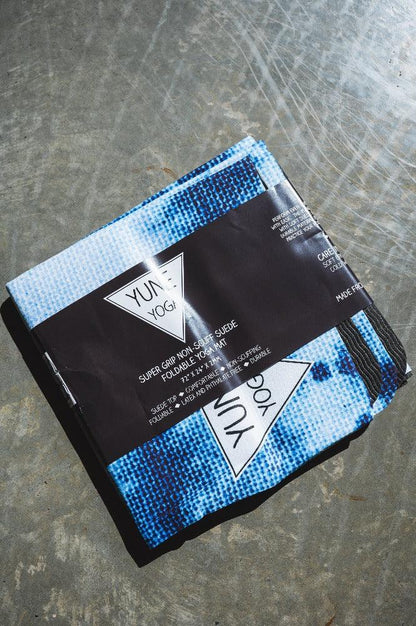 Foldable Yoga Mat Suede Top – Ataraxy | Lightweight, Travel-Friendly, Eco Yoga Mat by Yune Yoga-4