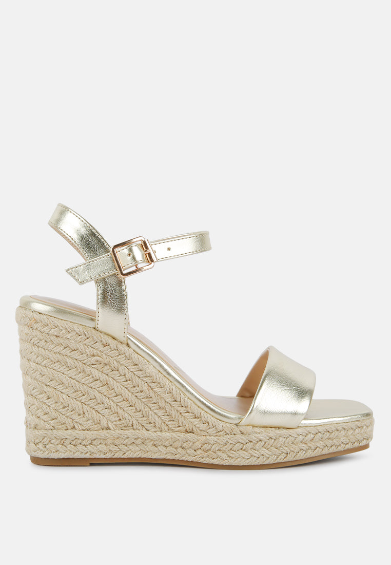 Augie Woven Wedge Sandals-5