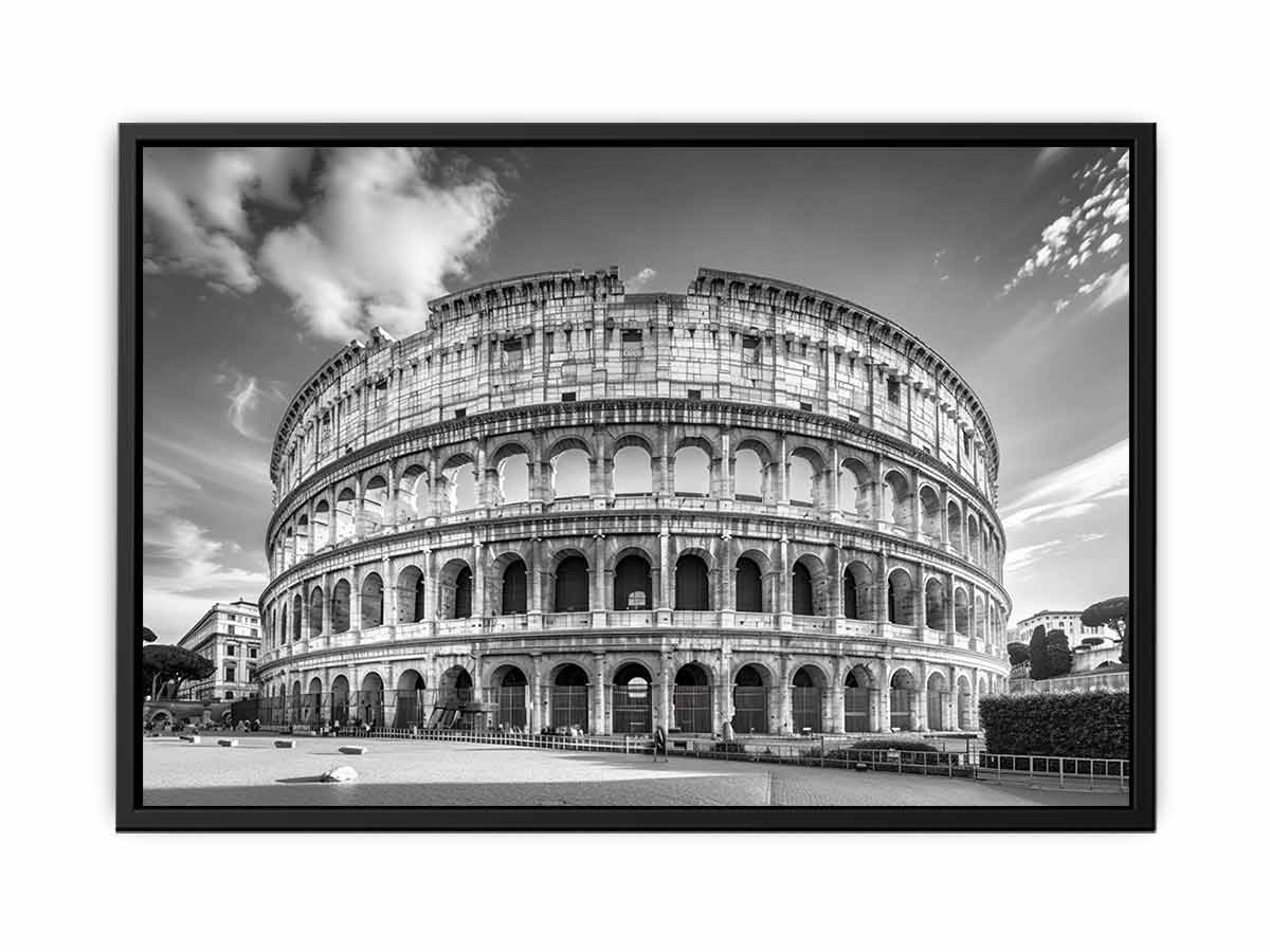 Colosseum in Rome Italy Canvas Art Print-4