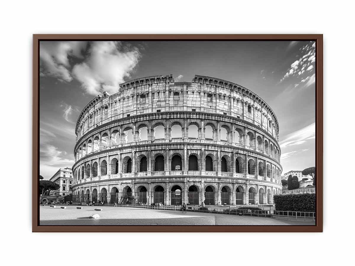 Colosseum in Rome Italy Canvas Art Print-6
