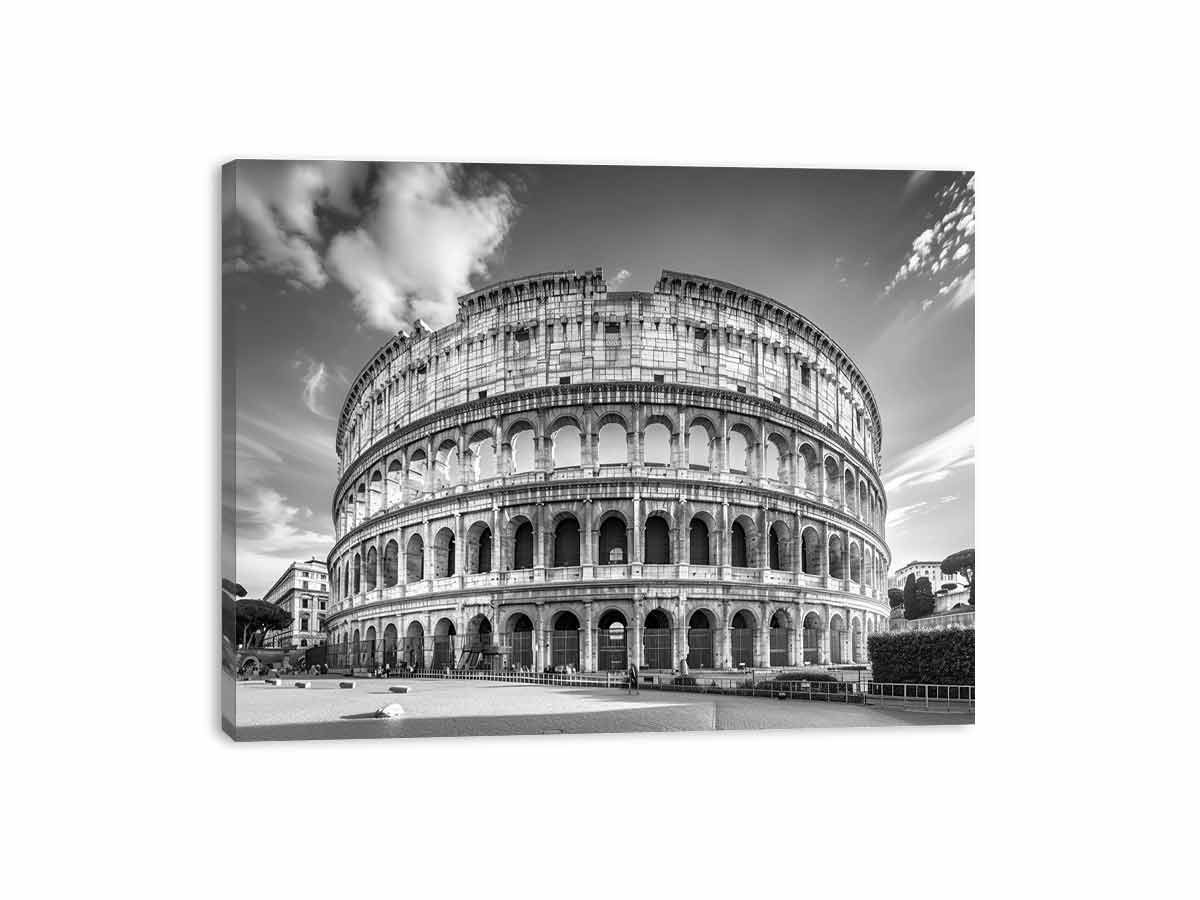 Colosseum in Rome Italy Canvas Art Print-3