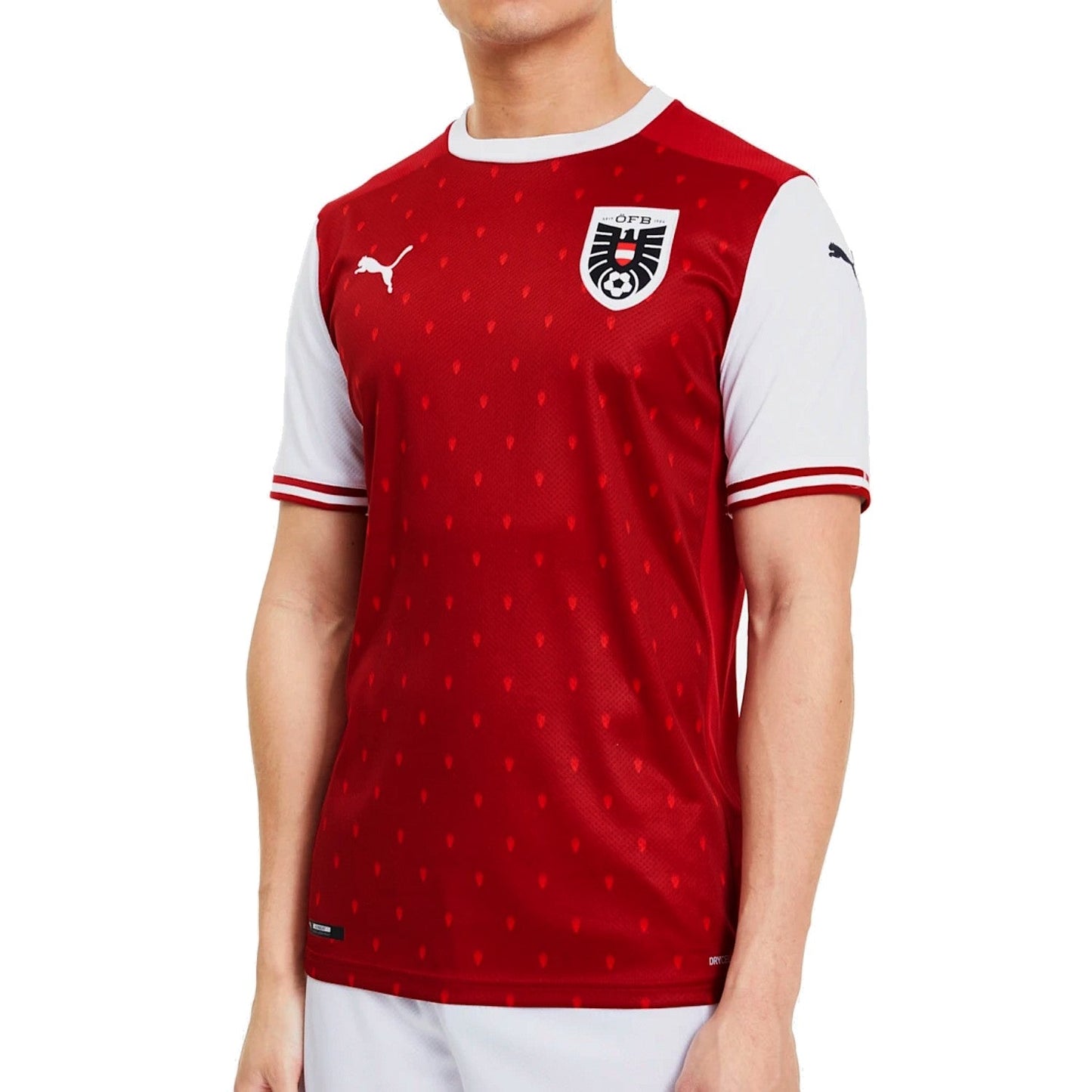 Austria national team Home soccer jersey 2020/21 - Puma-2