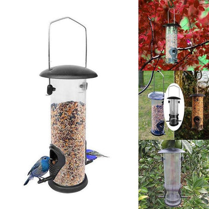 Automatic Hanging Bird Feeder: The Perfect Outdoor Dining Spot For Feathered Friends-0