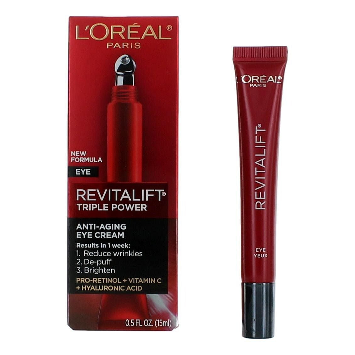 L'Oreal Revitalift Triple Power by L'Oreal, 0.5 oz Anti-Aging Eye Cream-0