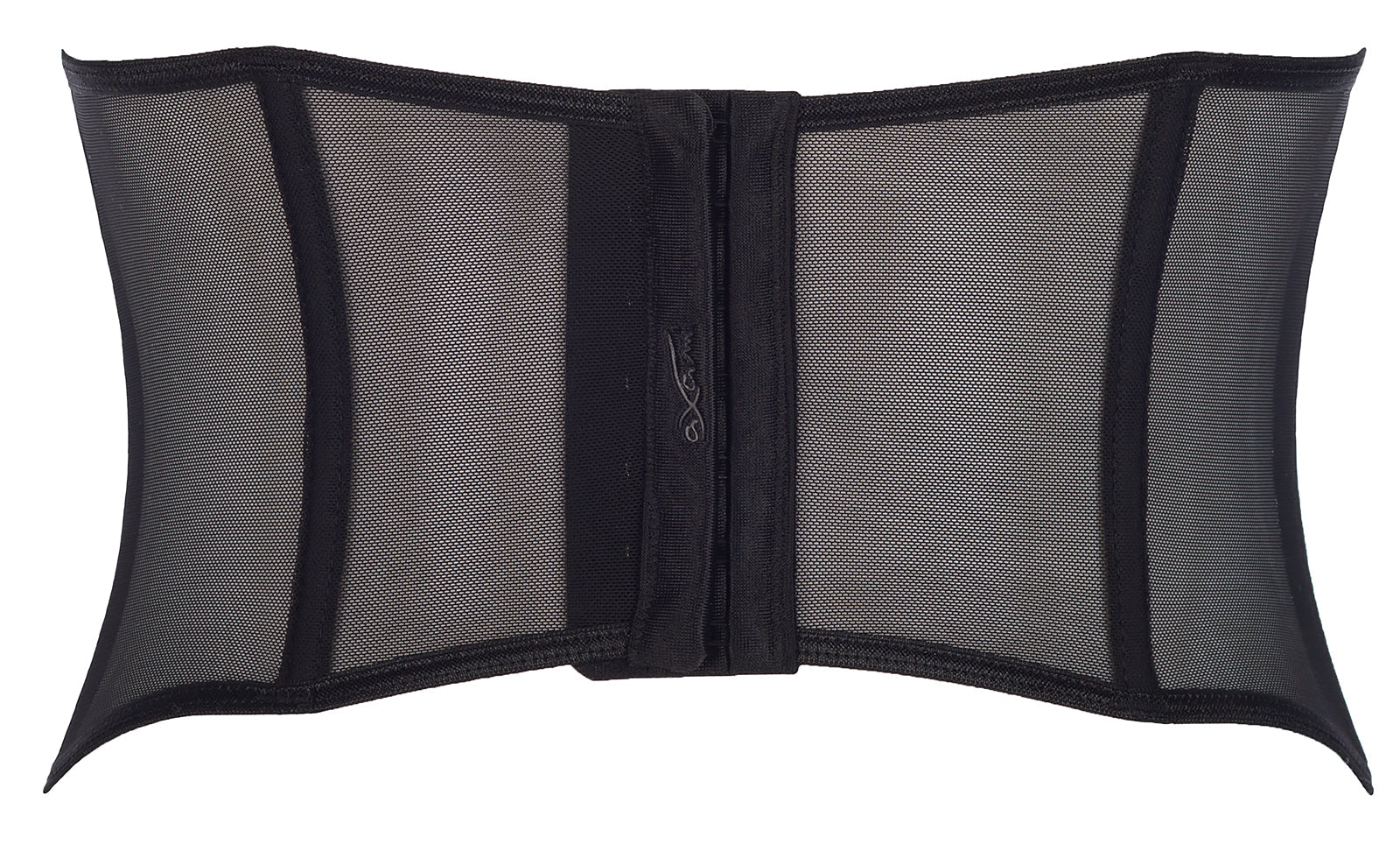 Sheer Lace-Up Waist Cincher Axami Peanut Tarte-3