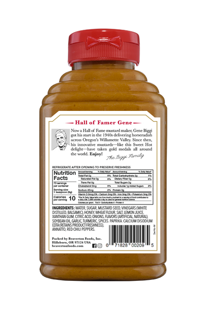 Beaver Sweet Hot Mustard (6x13Oz)-1