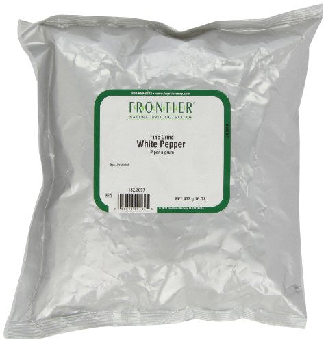 Frontier Herb Ground White Pepper (1x1lb)-1