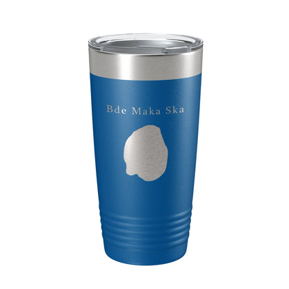 Bde Maka Ska Tumbler Lake Map Travel Mug Insulated Laser Engraved Coffee Cup Minnesota 20 oz-6