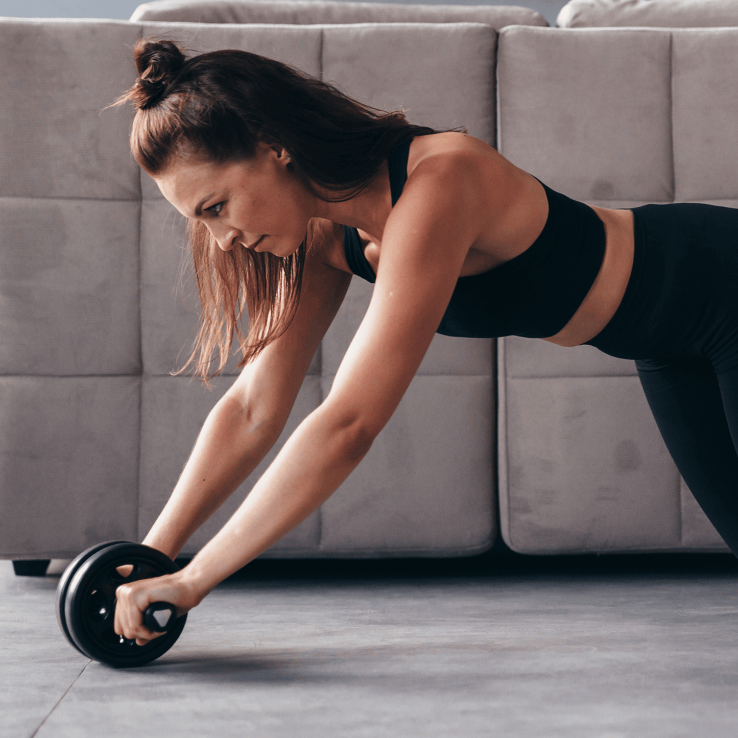 JupiterGear Ab Roller Wheel with Kneeling Pad for Abdominal and Core Strength Training for Men and Women-4