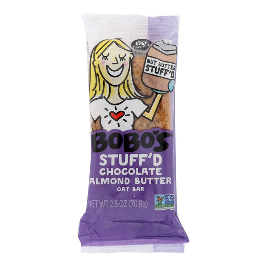 BOBOS STFDBR CHOC ALMBTR ( 12 X 2.5 OZ   )-0
