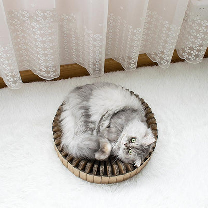 Splice Haven: Stylish Diy Corrugated Cat Scratcher-2