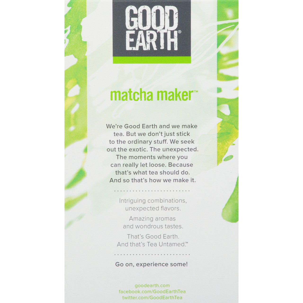 G.E. MATCHA MKR GRN TEA ( 6 X 18 CT   )-6
