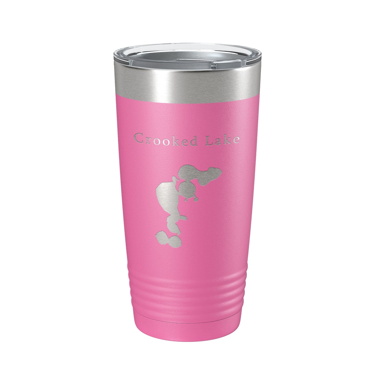 Crooked Lake Map Tumbler Travel Mug Insulated Laser Engraved Coffee Cup Florida 20 oz-11