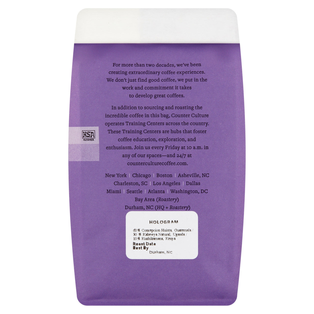 CCC COFFEE HOLOGRAM ( 6 X 12 OZ   )-2