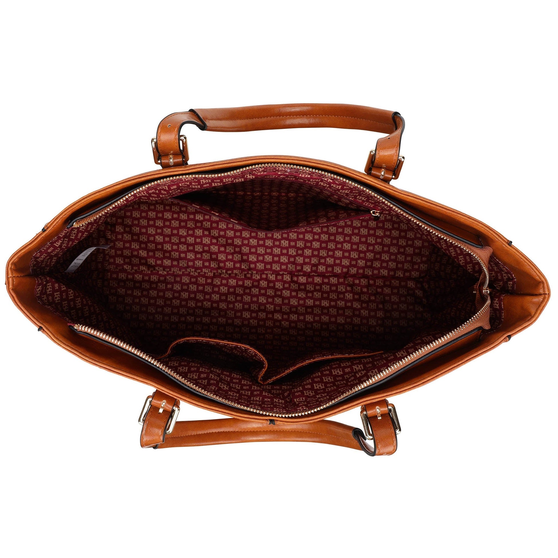 Julia Rustic Vegan Leather Weekender Tote Bag-2