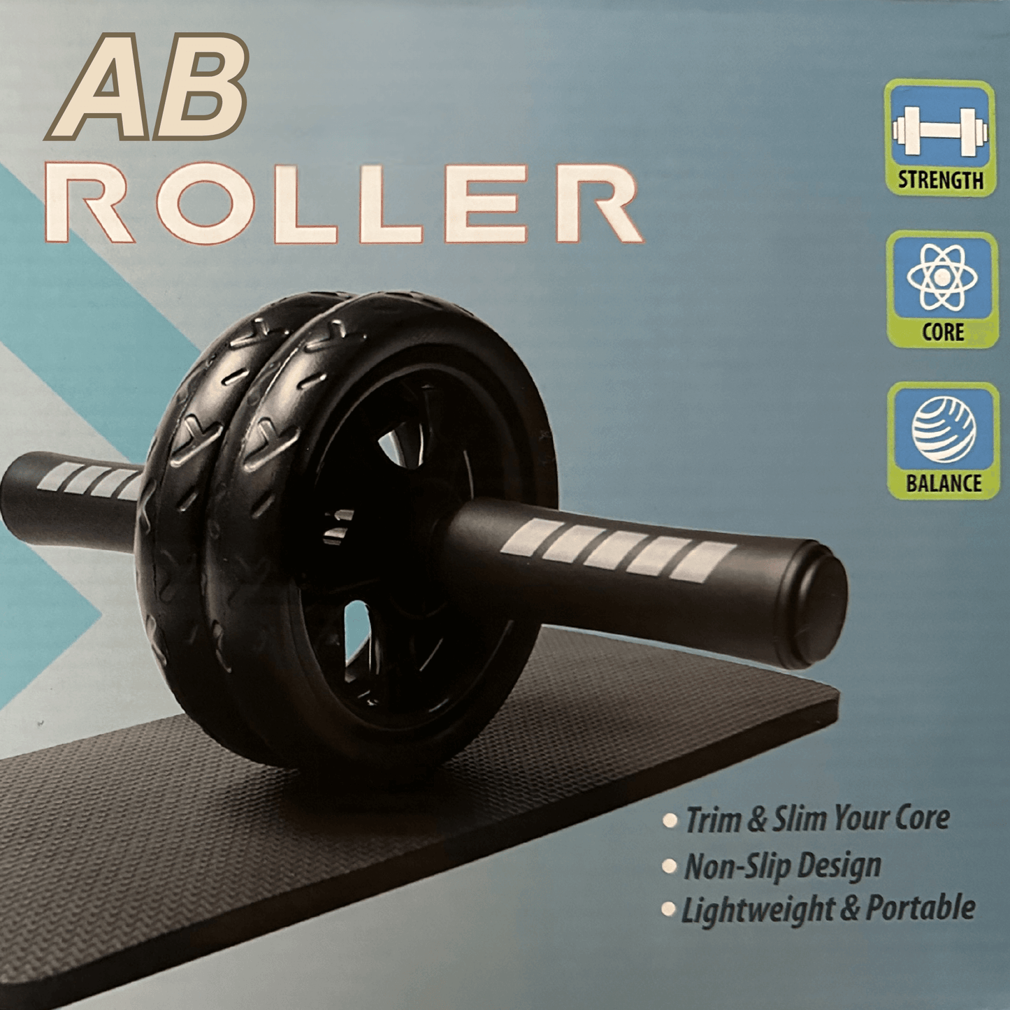 JupiterGear Ab Roller Wheel with Kneeling Pad for Abdominal and Core Strength Training for Men and Women-2