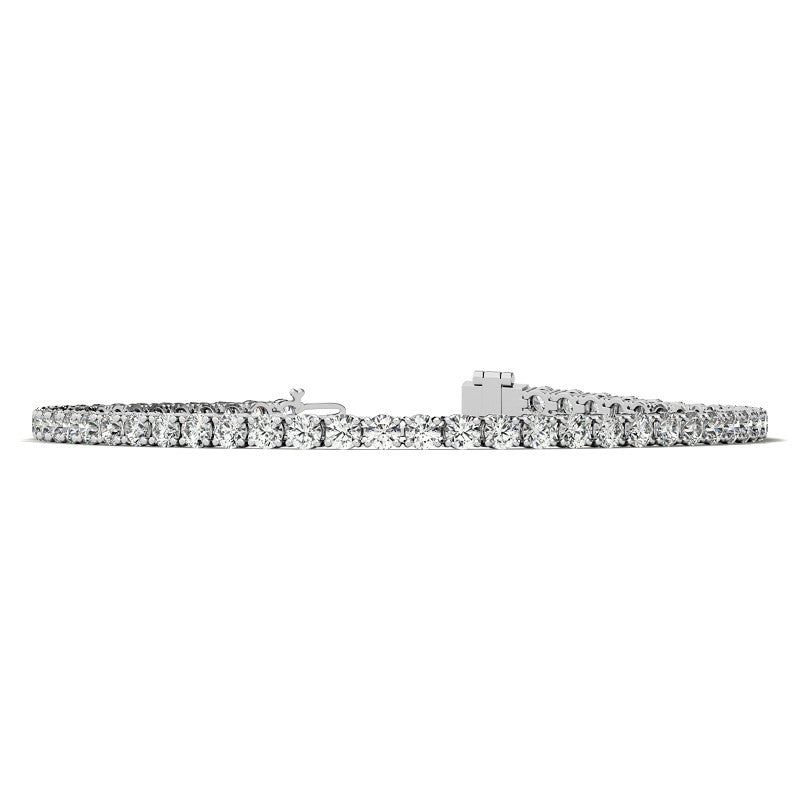 3.00 CTW AGI Certified Lab-Grown Diamond Tennis Bracelet in 14K Yellow or White Gold – G/VS Clarity-4