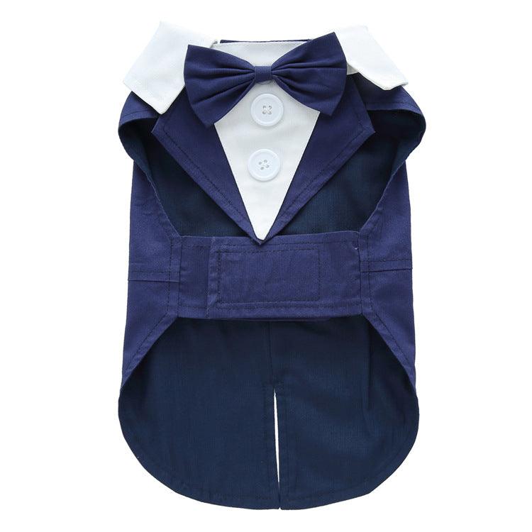 Elegant Canine Attire: Formal Dog Tuxedo Dress-6