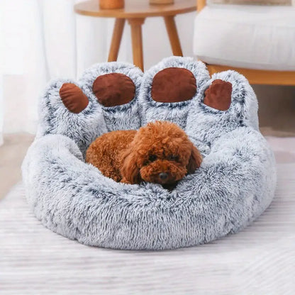 Cuddly Cute Bear Paw Shape Pet Sofa-5