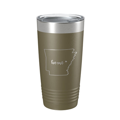 Arkansas Tumbler Home State Travel Mug Insulated Laser Engraved Map Coffee Cup 20 oz-21