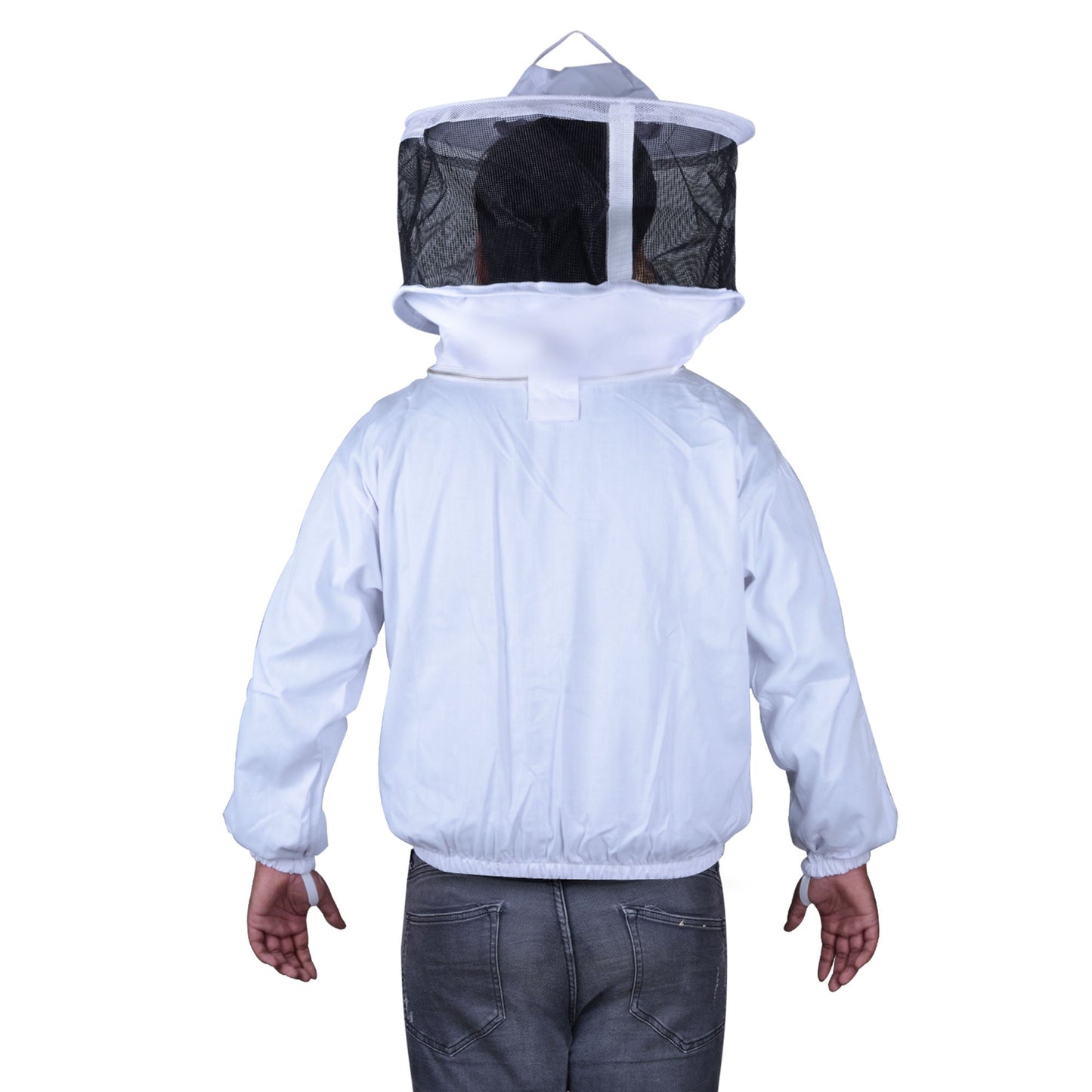 Beekeeping Bee Jacket Standard Cotton Jacket With Round Head Veil Protective Gear-3