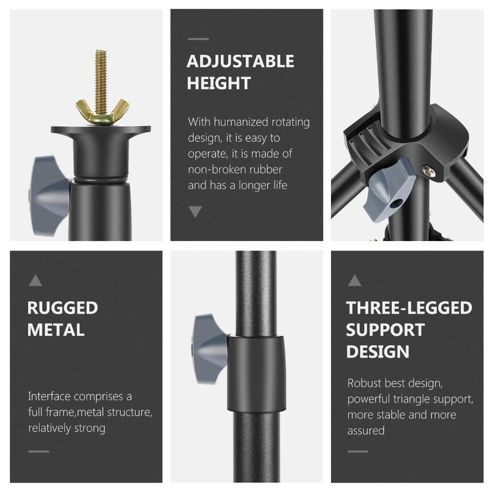 Backdrop Stand T-Shape Background Backdrops Support Kit: Adjustable Tripod Stand; Crossbar for Photo Studio, Photography-4