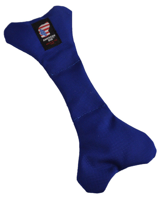 Bad To Da Bone Durable Small Dog Toy - Blue-0