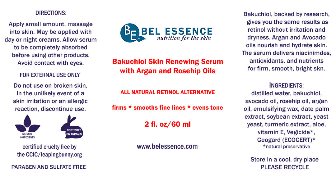 Bakuchiol Natural Retinol Serum With Argan, Avocado and Rosehip Oils - Reduce Wrinkles, Firm Skin, Youthful Glow  - 2 oz-4