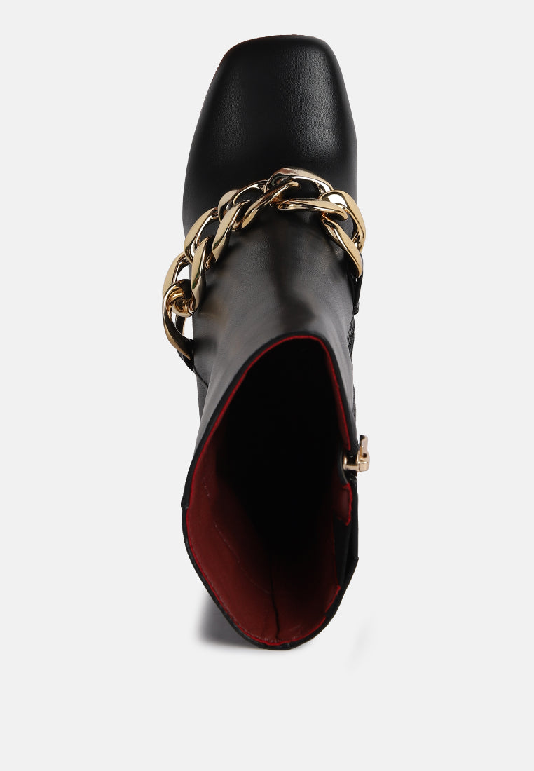 Bambini High Platform Ankle Boots-4